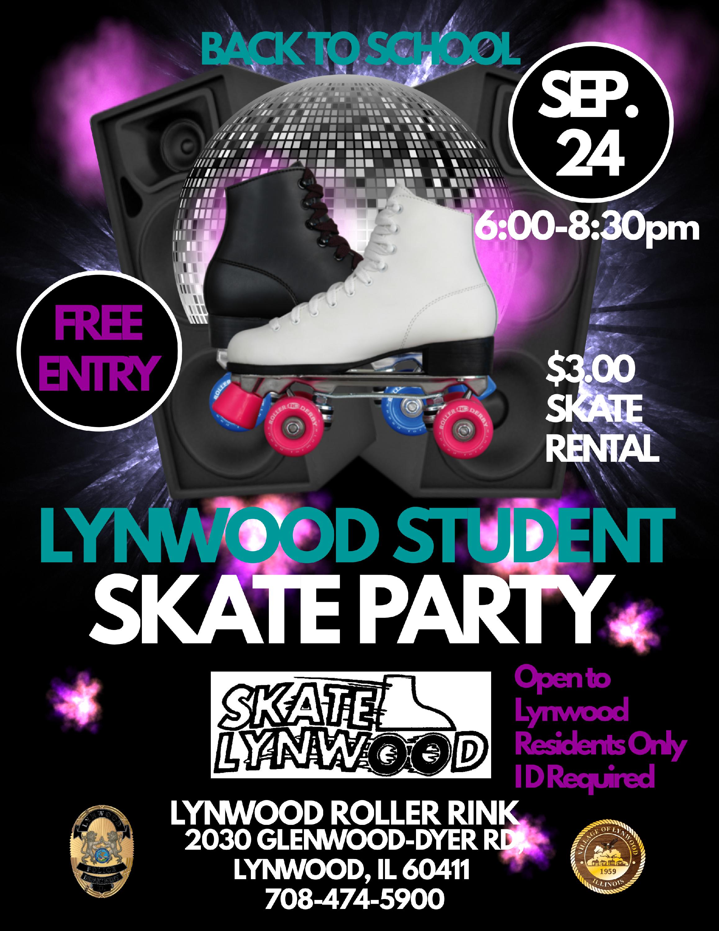 Lynwood Skate Party 9.24.21 